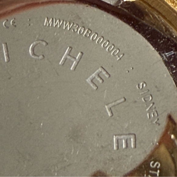 Michele Gold-Tone Bracelet Watch - Picture 6 of 9